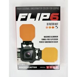 Flip6 3 Filter Kit for GoPro Underwater Backscatter Filters Only No Case